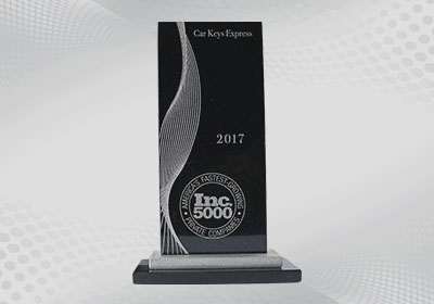 Car Keys Express Wins 2017 Inc. Magazine Inc. 5000 Award