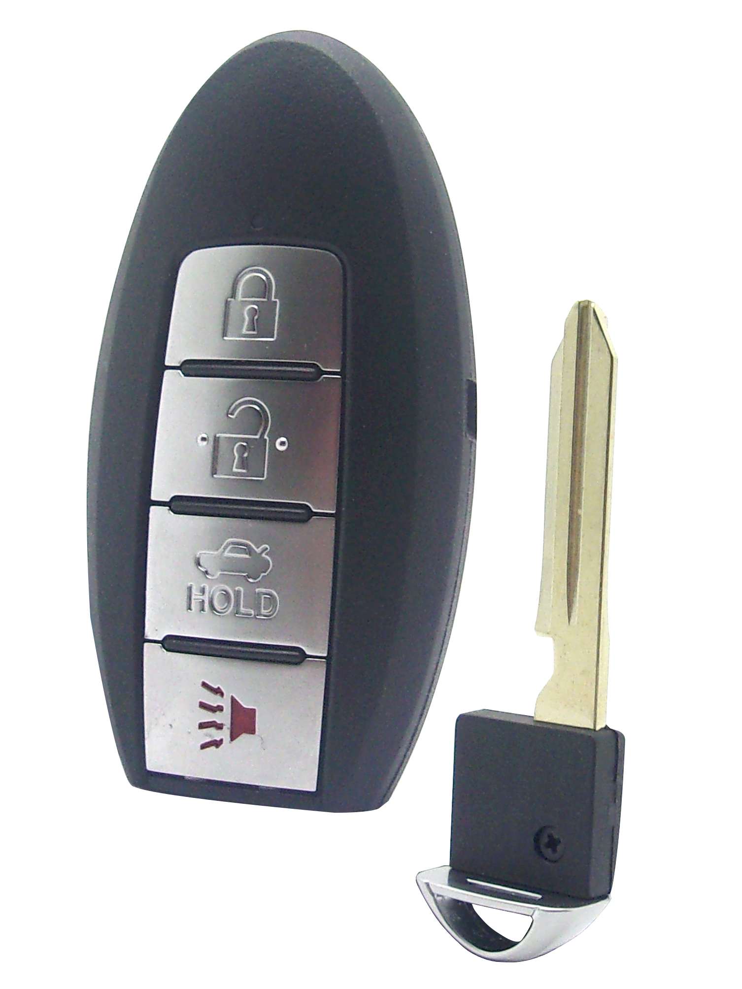 Nissan and Infiniti Smart Key Remote - 4 Button Key Fob with Lock, Unlock, Trunk, and Panic Features
