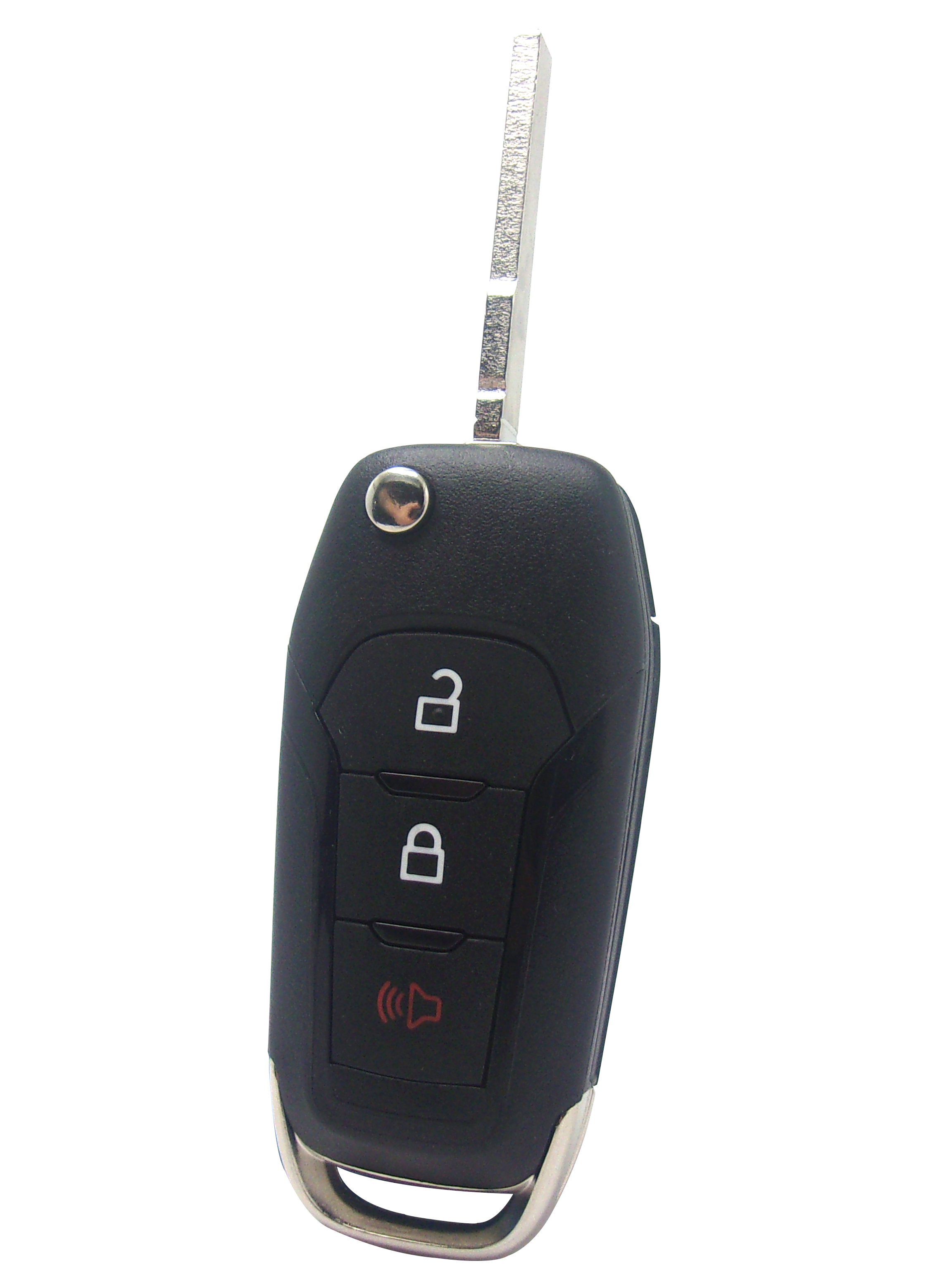Ford and Lincoln Keyless Entry Flip Key Car Remote - 4-Button with Remote Start